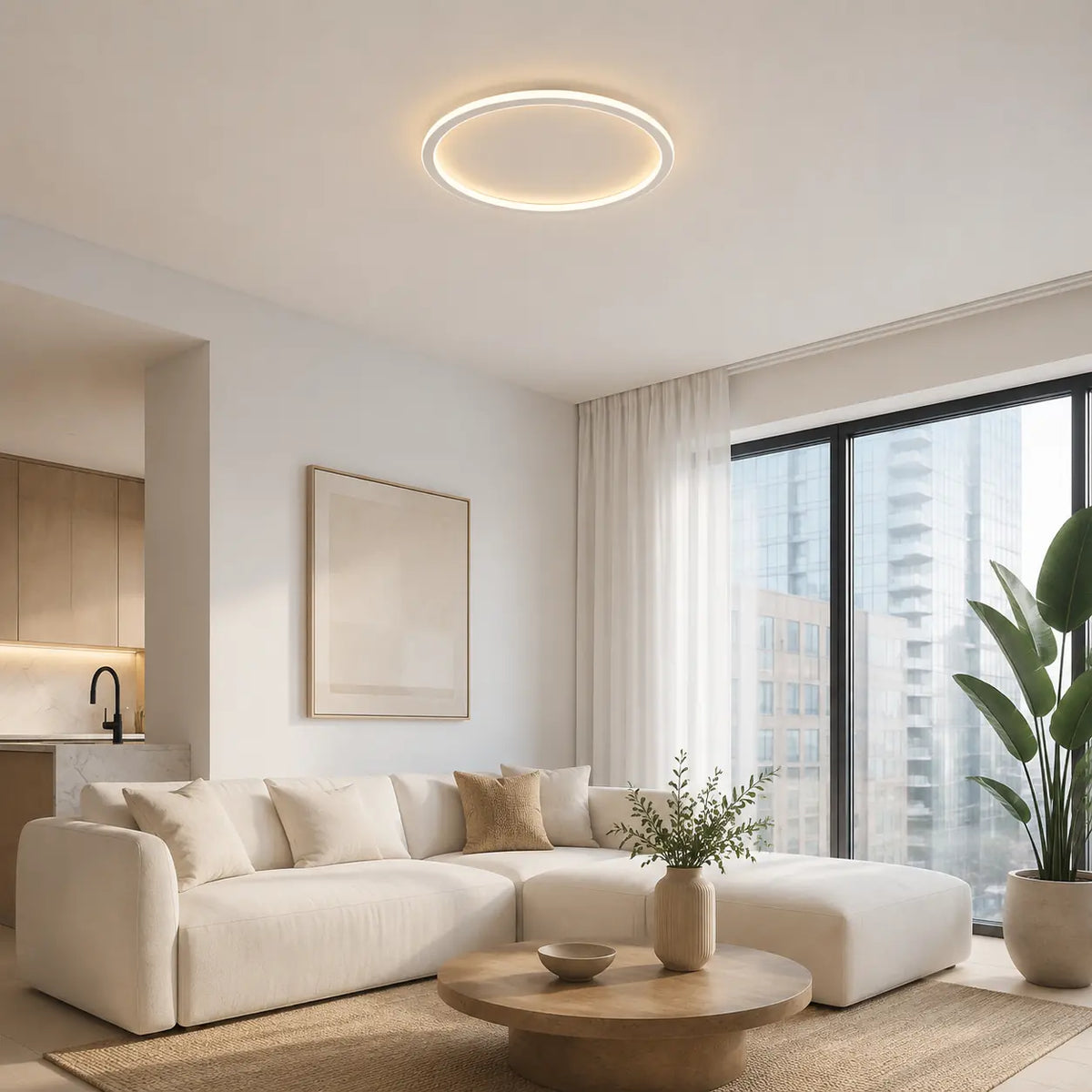 Plafonnier LED Cercle Minimaliste