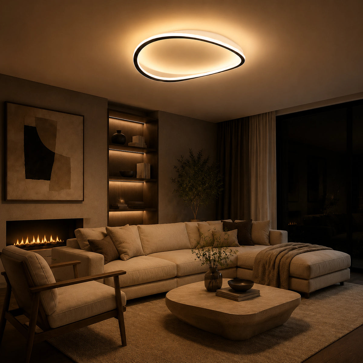 Plafonnier LED - Vague