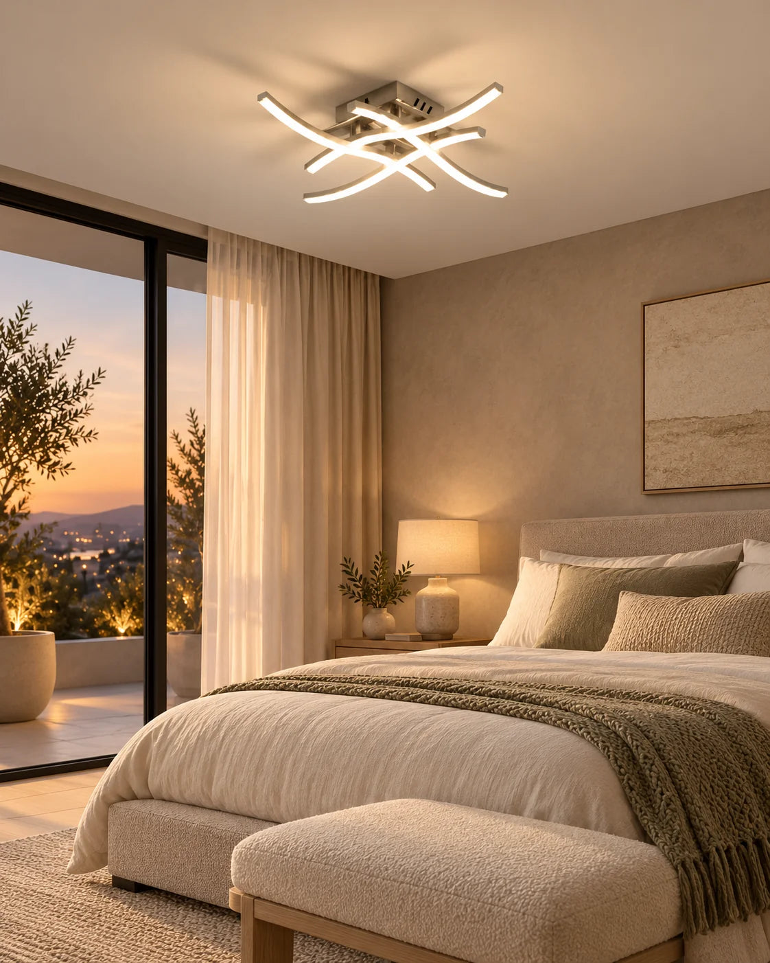 Plafonnier LED - Croisé — allume