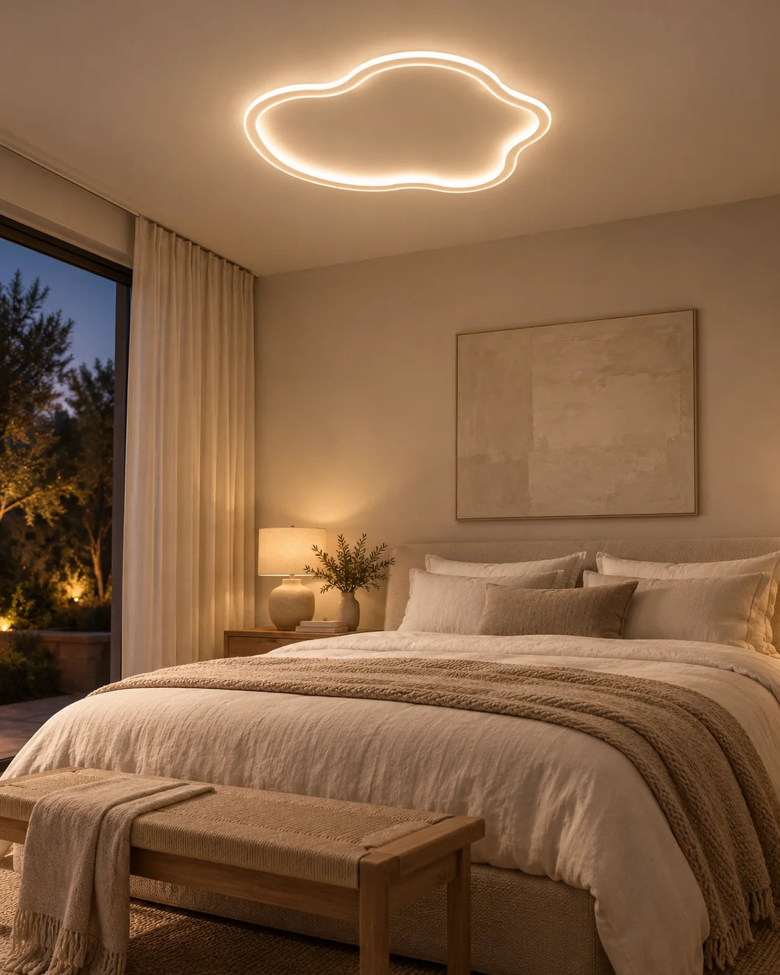 Plafonnier LED - Nuage Moderne — allume