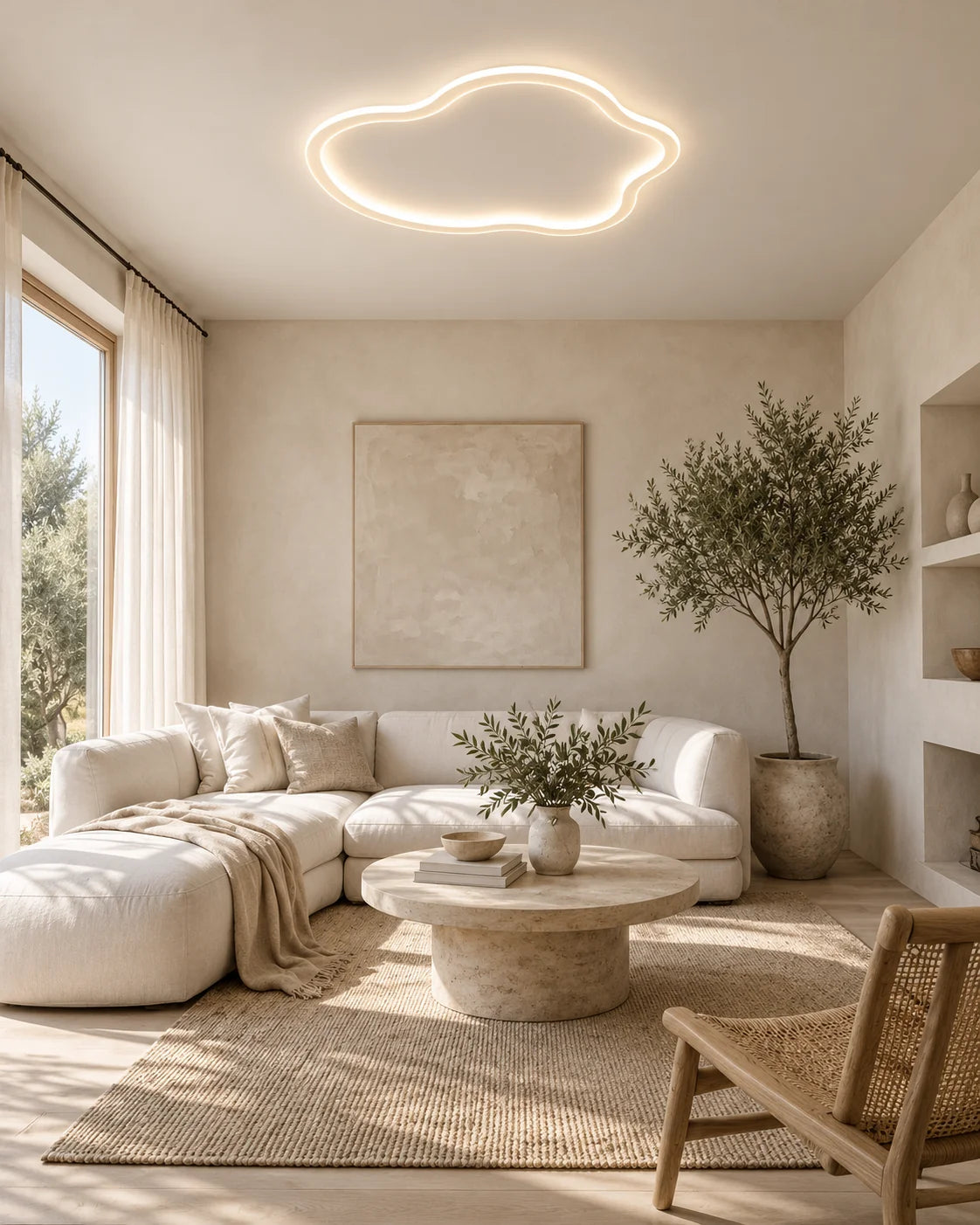 Plafonnier LED - Nuage Moderne — ambiance