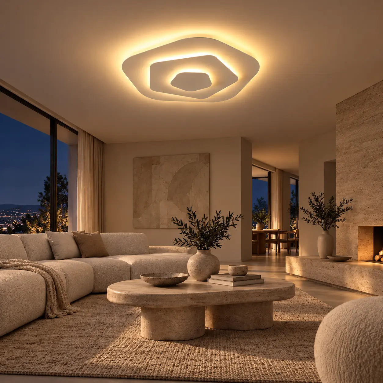 Plafonnier LED - Mosaïque