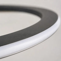 Plafonnier LED Moderne 3 Anneaux avec Télécommande – Blanc