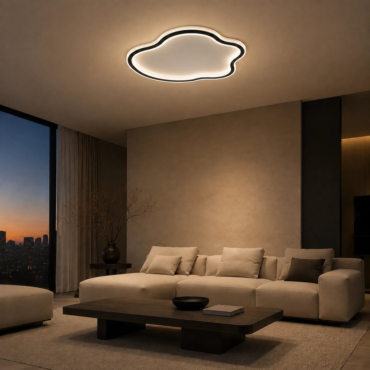 Plafonnier LED - Nuage Moderne